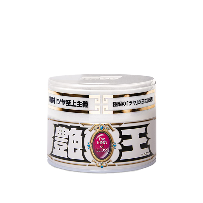 Soft99 King of Gloss White &amp; Pearl Twardy wosk do lakieru do jasnych kolorów