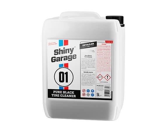 Shiny Garage Pure Black Tire Cleaner 5000ml produkt do czyszczenia opon i gum