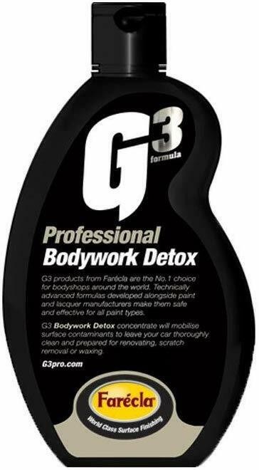 G3 Pro Professional Bodywork Detox Usuwa tłuszcz woski silikon przygotowuje pod wosk powłokę 500ml