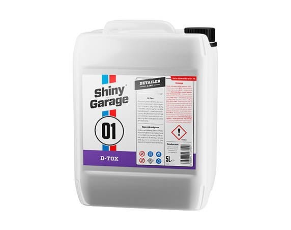 Shiny Garage D-Tox Iron&amp;Fallout Remover 5000ml deironizer produkt do czyszczenia felg