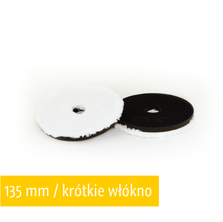 NAT Pad Mikrofibrowy Agresywny Miękki DA 135mm