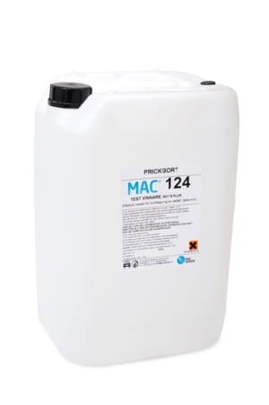 Prickbort MAC 124 Środek do usuwania smoły żywicy z lakieru 25L