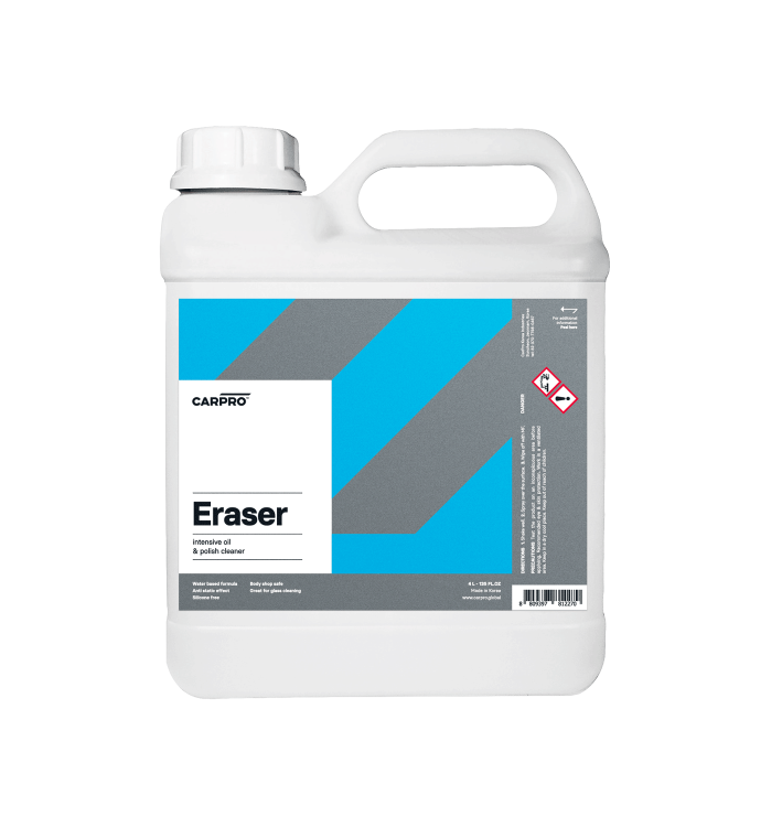CarPro Eraser Odtłuszcza lakier przed powłoką lepiej niż Panel Wipe 4000ml