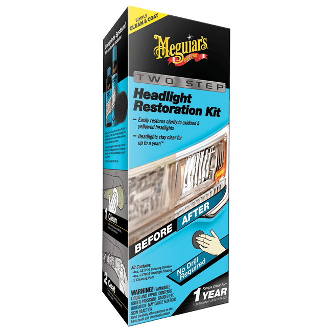 Meguiar's Two Step Headlight Restoration Kit Zestaw do renowacji reflektorów