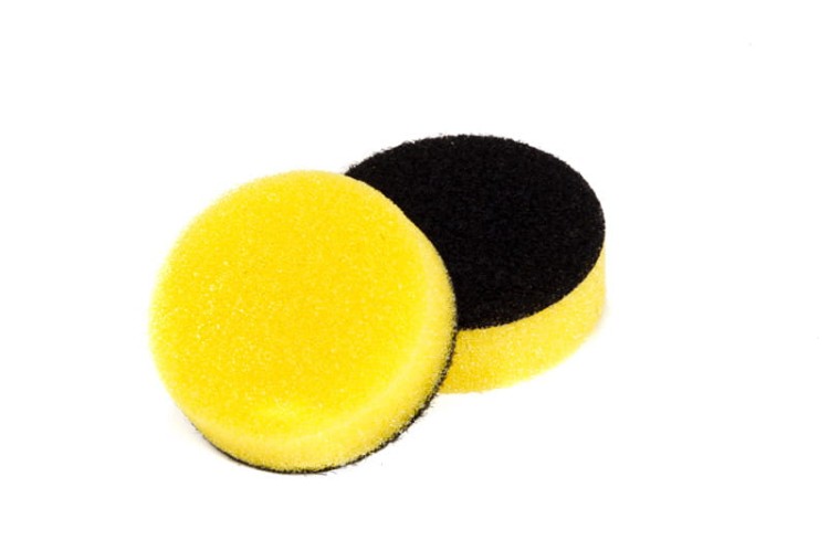 NAT Żółta Średnio twarda gąbka polerska 33mm