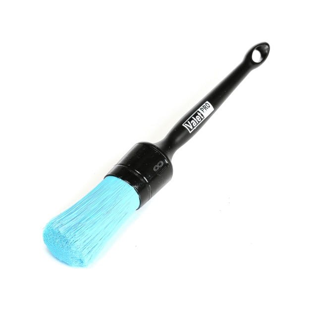 ValetPRO Black Handle Chemical Resistant Brush Pędzel do czyszczenia felg włosie odporne na chemię