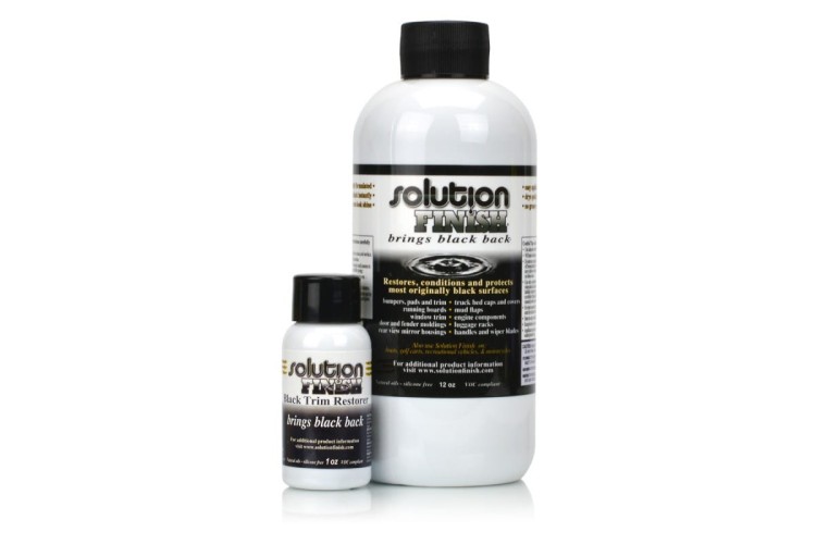 Solution Finish Black Trim Restorer - Farba do plastików zewnętrznych 354ml
