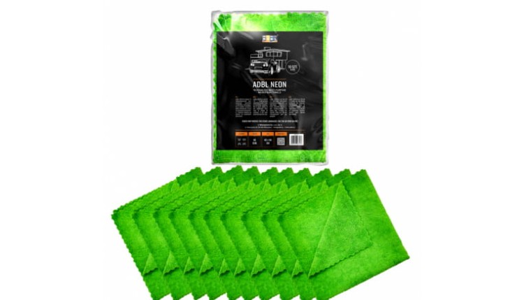 ADBL NEON zestaw 10 mikrofibr 40cm x 40cm, 250 GSM
