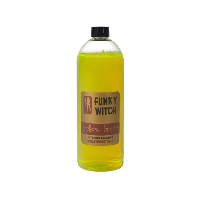 FUNKY WITCH Yellow Broom Interior Cleaner Uniwersalny produkt do czyszczenia wewnątrz samochodu 500ml