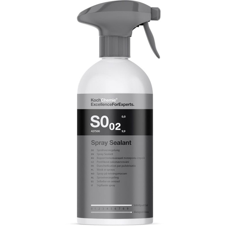 Koch Chemie S0.02 Spray Sealant Syntetyczny wosk w płynie z zawartością SiO2 500ml