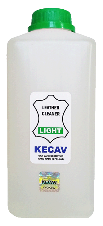 KECAV Leather Cleaner LIGHT Skuteczny płyn do regularnego czyszczenia skór gładkich 1L