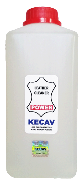 KECAV Leather Cleaner POWER Skuteczny płyn do mocno zabrudzonych skór gładkich 1L