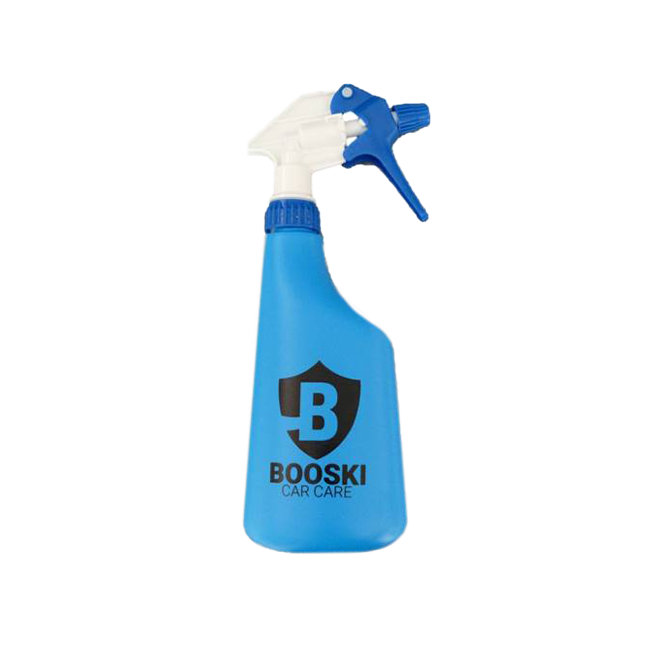 Booski Car Care Detailing Bottle Blue Butelka z atomizerem na płyny z podziałką 650ml