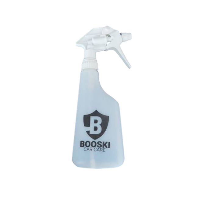 Booski Car Care Detailing Bottle Clear Butelka z atomizerem na płyny z podziałką 650ml