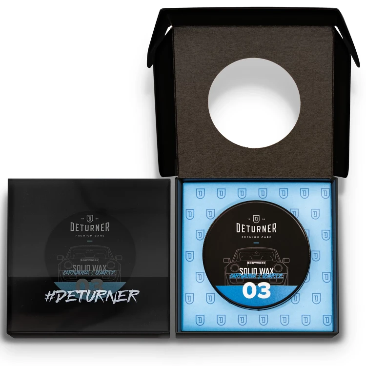 Deturner Solid Wax Carnauba &amp; Quartz Efektowny wosk syntetyczny z aplikatorem 50g