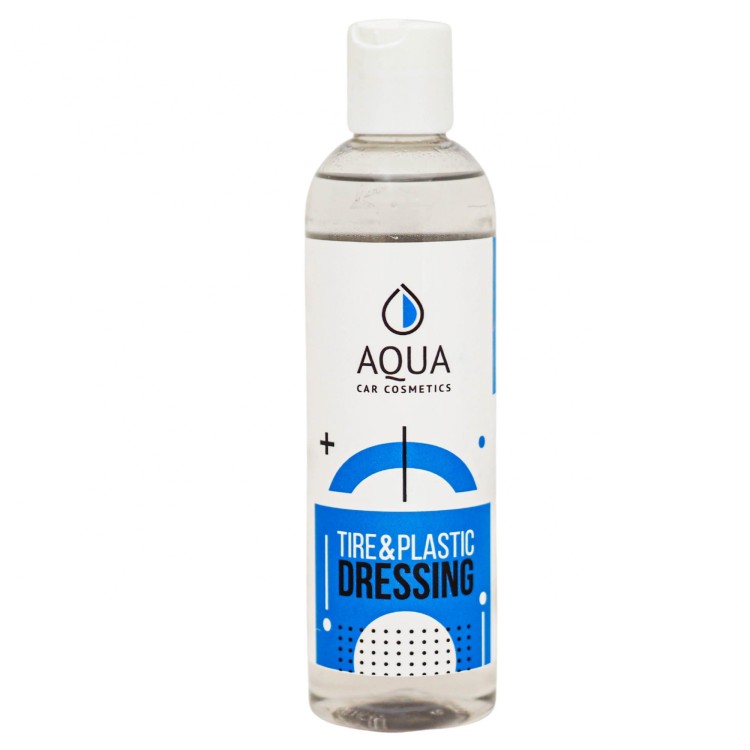 Aqua Tire &amp; Plastic Dressing Zabezpiecza plastiki zewnętrzne i gumy 250ml