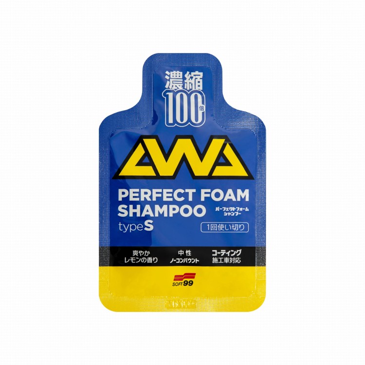 Soft99 Perfect Foam Shampoo Type S Szampon samochodowy koncentrat saszetka