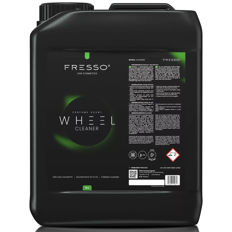 Fresso Wheel Cleaner Produkt do mycia felg odczyn zasadowy 5000ml