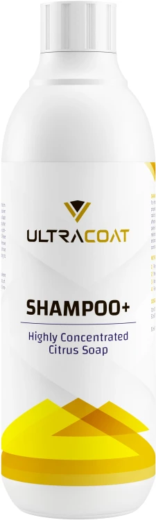 Ultracoat Shampoo+ Mocno skoncentrowany szampon, odtłuszcza lakier 500ml