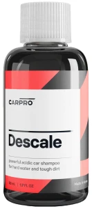 CarPro Descale Kwaśny szampon do mycia auta odtyka powłoki ceramiczne 50ml