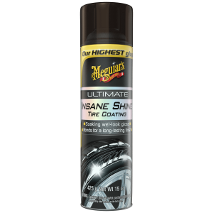 Meguiar's Ultimate Insane Shine Tyre Coating Powłoka dressing do pielęgnacji i nabłyszczania opon 425g