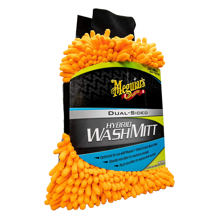 Meguiar's Hybrid Wash Mitt Rękawica do mycia auta, dwa rodzaje włosia