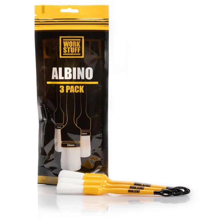 Work Stuff Detailing Brush Albino 3-Pack Zestaw pędzelków detailingowych