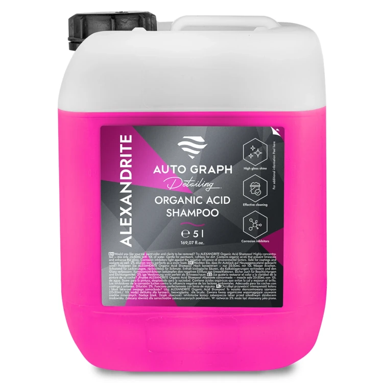 Auto Graph Alexandrite Organic Acid Shampoo - kwaśny szampon samochodowy 5L