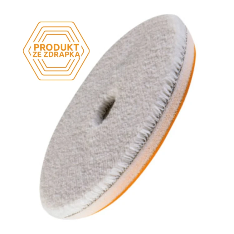 Honey Combination Short Wool Pad 2.0 - Mocno tnący pad polerski z naturalnej wełny 150mm