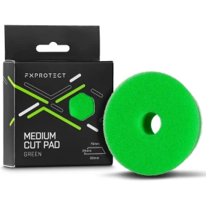 FX PROTECT Medium Cut Pad Green - Średnio twardy pad polerski 75/90mm