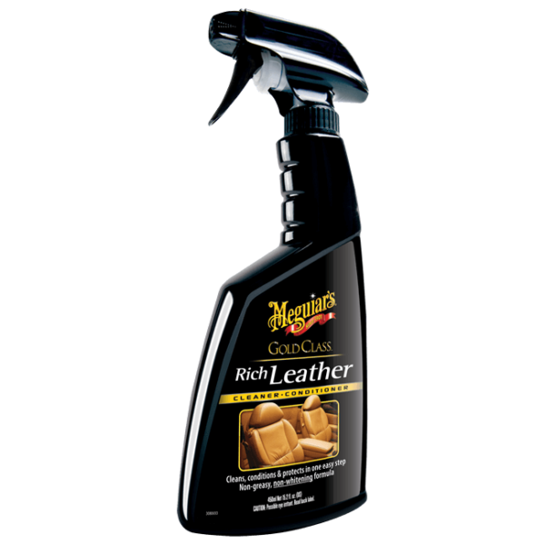 Meguiar's Gold Class Rich Leather Spray - Produkt do czyszczenia i konserwacji skór gładkich 450ml