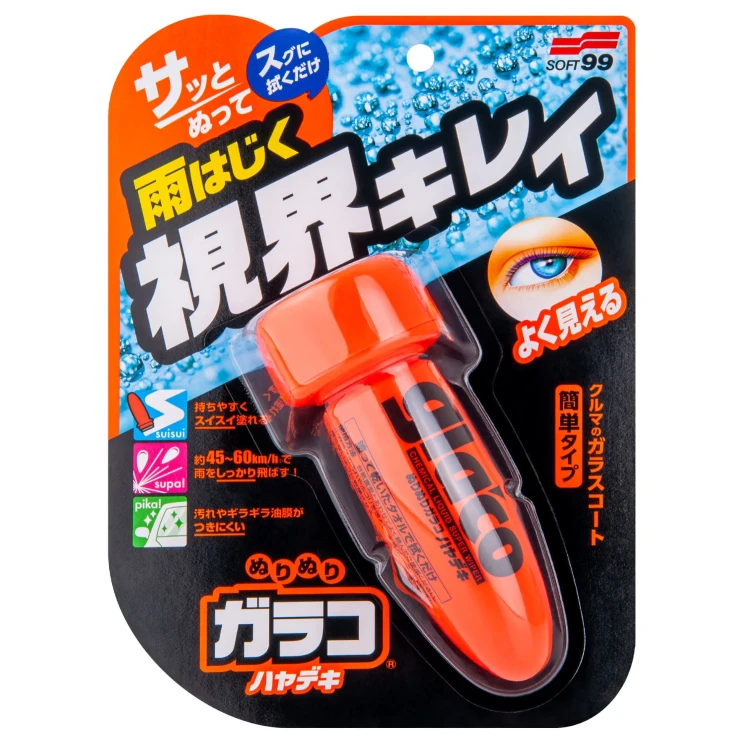 Soft99 Glaco Roll On Instant Dry - Niewidzialna wycieraczka do szyb 75ml