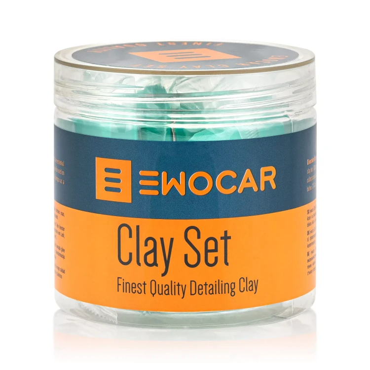 Ewocar Clay Set – Glinki do lakieru, twardość średnia, 4 sztuki 50g