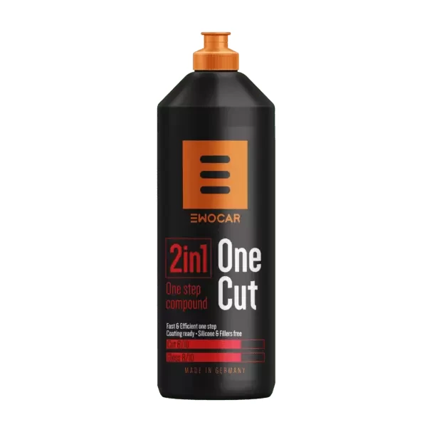 Ewocar One Cut 2in1 – uniwersalna pasta polerska, one step 1L