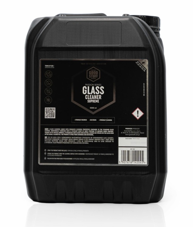 Good Stuff Glass Cleaner Supreme - Produkt do czyszczenia szyb, szkła, odtłuszcza 5000ml