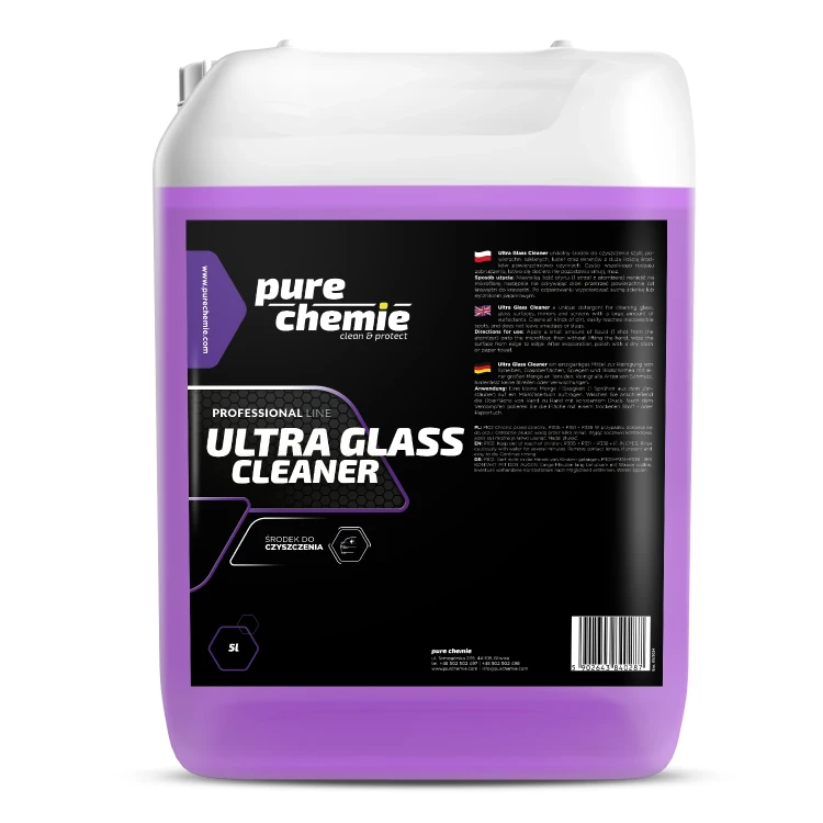 Pure Chemie Ultra Glass Cleaner - Produkt do czyszczenia szkła szyb 5000ml