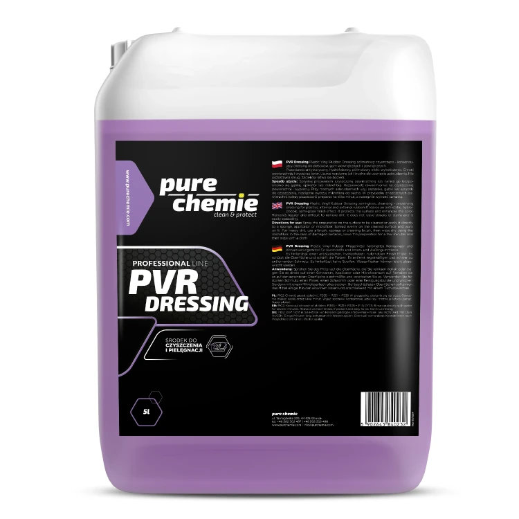 Pure Chemie PVR Interior Dressing - Produkt do zabezpieczenia plastików wewnętrznych kokpit 5000ml