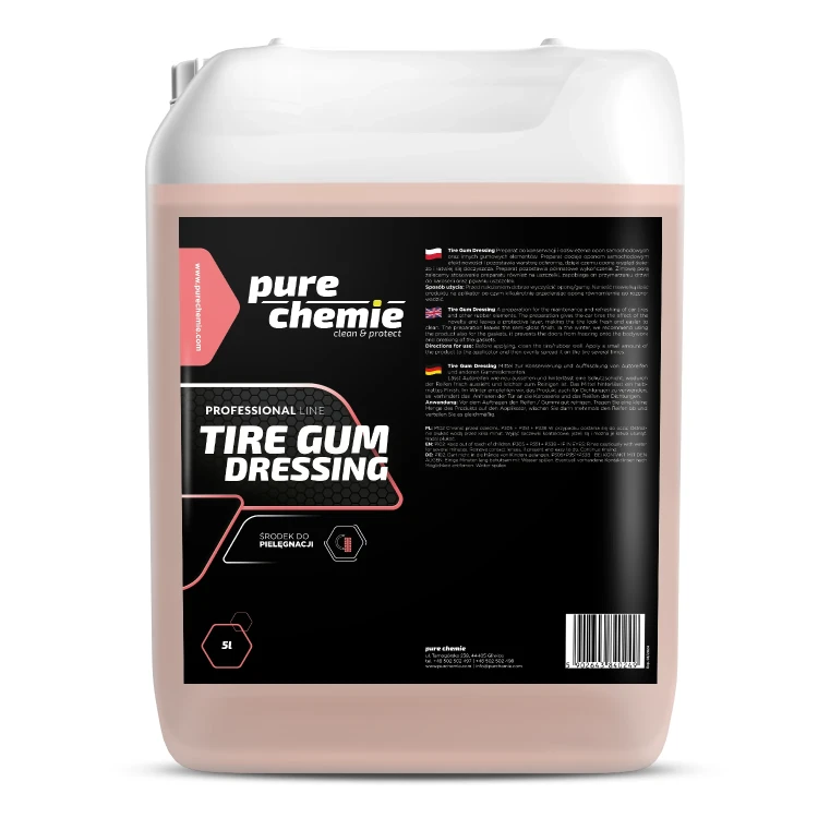 Pure Chemie Tire Gum Dressing - Produkt do zabezpieczania opon, efekt satyny 5000ml