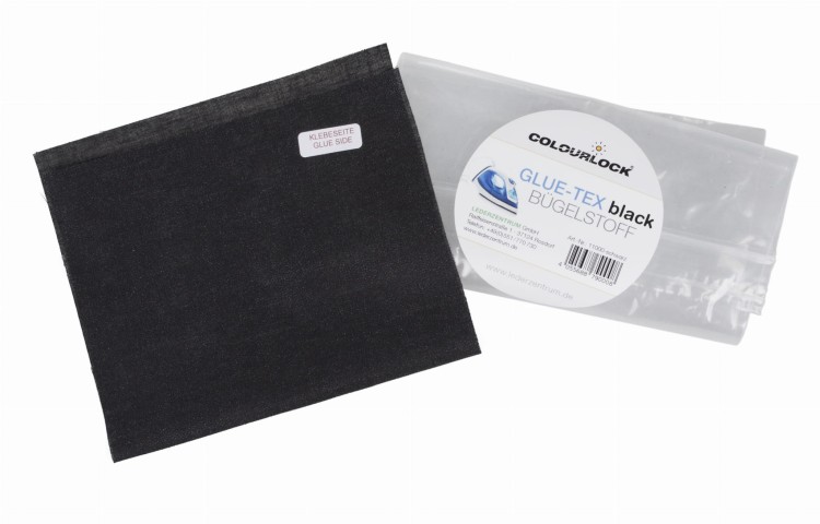 Colourlock GLUE-TEX - Materiał do podklejania dziur, czarny