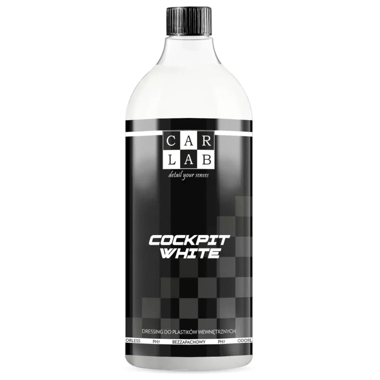 Carlab Cockpit White - Produkt do zabezpieczenia plastików wewnętrznych 1L