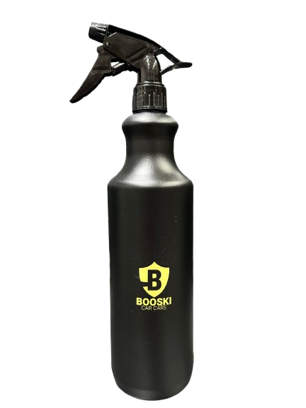 Booski Car Care Bottle Black Series _ Pusta butelka ze spryskiwaczem HDPE 1L