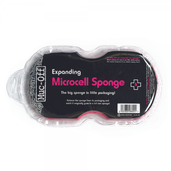 Muc-Off Microcell Sponge - Próżniowo pakowana gąbka do mycia z mikroporami, motocykl, rower