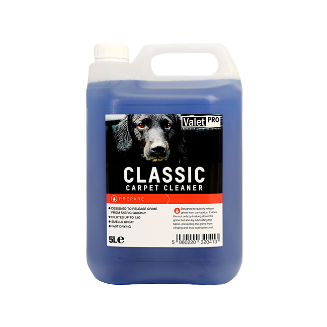 ValetPRO Classic Carpet Cleaner Produkt do prania tapicerki materiałowej koncentart 5000ml
