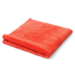 Booski Car Care Fantastic Red - Wysokiej jakości miękka mikrofibra bez krawędzi 40x40cm 400gsm