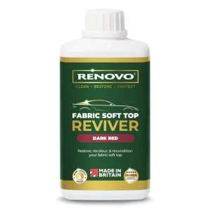 Renovo Soft Top Reviver Dark Red - Farba do dachów cabrio Burgund 500ml
