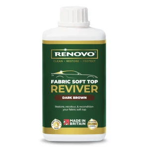 Renovo Soft Top Reviver Dark Brown - Farba do dachów cabrio Brązowa 500ml