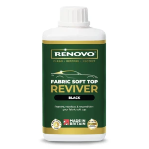 Renovo Soft Top Reviver Black - Farba do dachów cabrio Czarna 1000ml