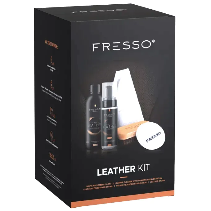 Fresso Leather Kit - Zestaw do pielęgnacji skórzanej tapicerki