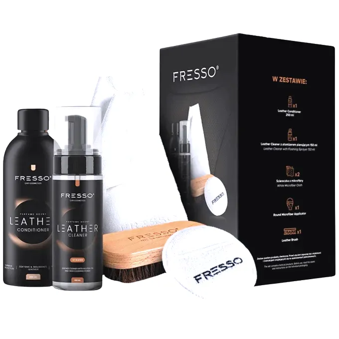 Fresso Leather Kit - Zestaw do pielęgnacji skórzanej tapicerki
