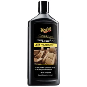 Meguiar's Gold Class Rich Leather Cleaner & Conditioner - Produkt do regularnej pielęgnacji tapicerki skórzanej